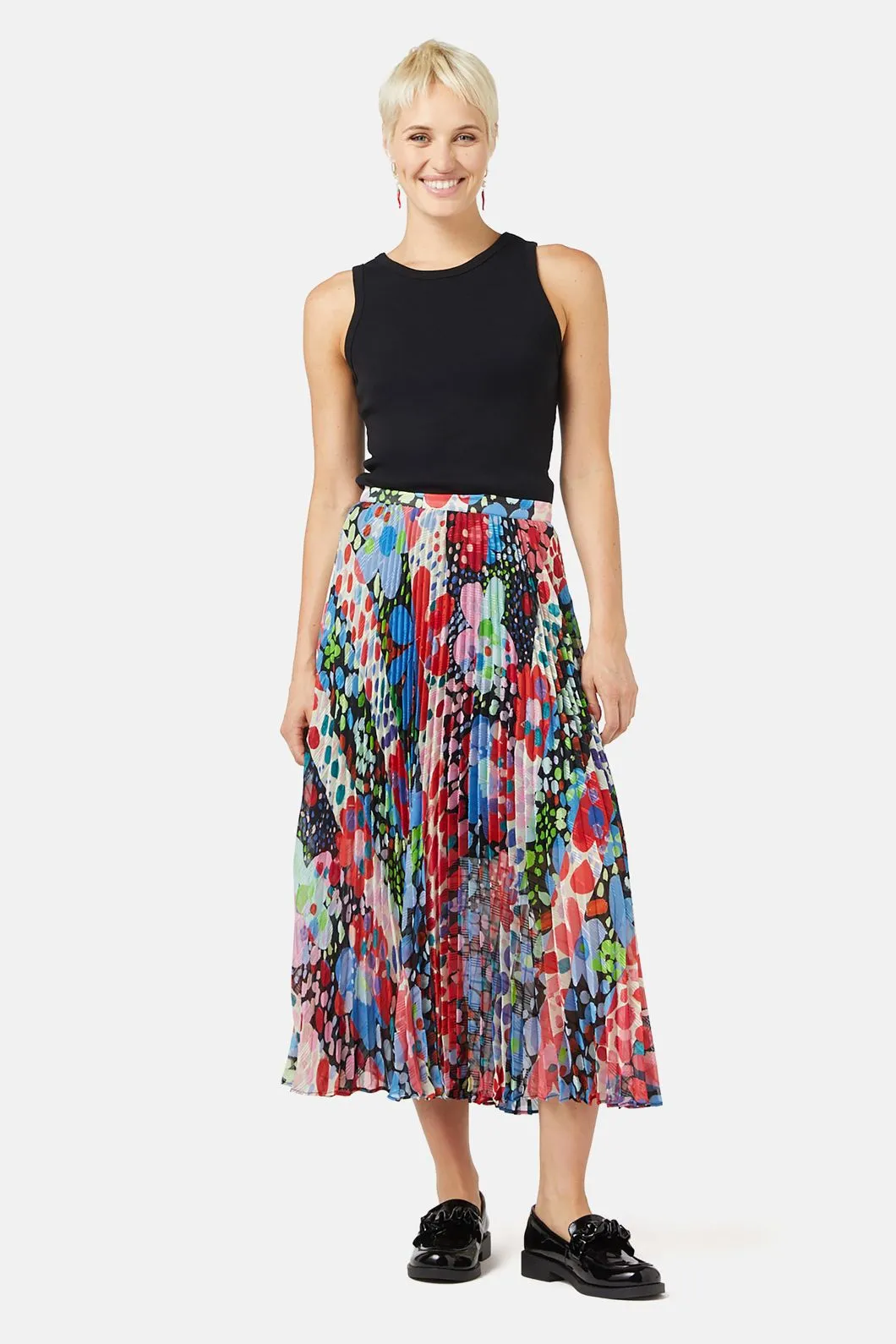 Petal Dance Pleated Skirt