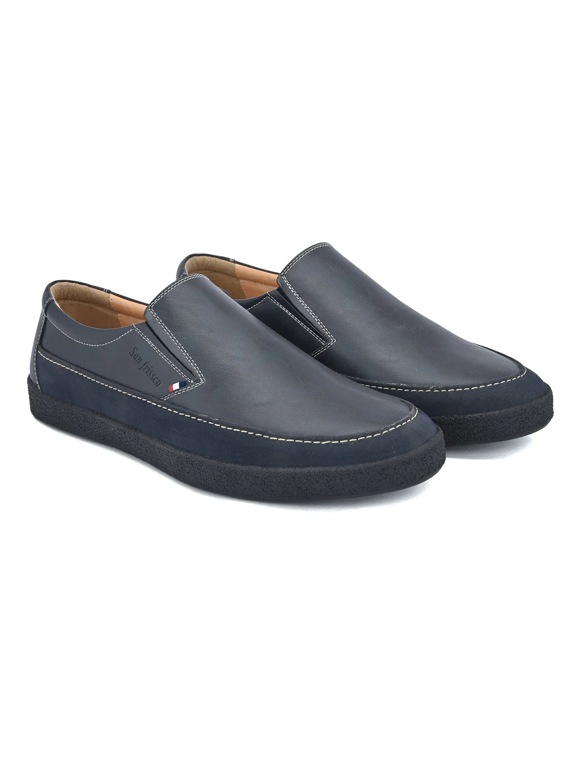 Randall Blue Slip-On Sneakers