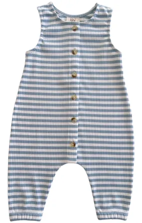 Ribbed Stripe Baby Onesie