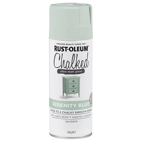 Rust-Oleum Chalked Spray Paint  -   'Timeless Beautiful Pastel Colours!'