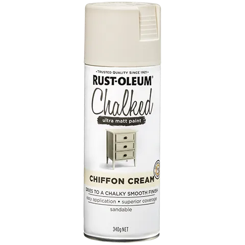 Rust-Oleum Chalked Spray Paint  -   'Timeless Beautiful Pastel Colours!'