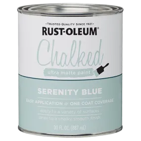 Rust-Oleum® Chalked Ultra Matte Paint Serenity Blue