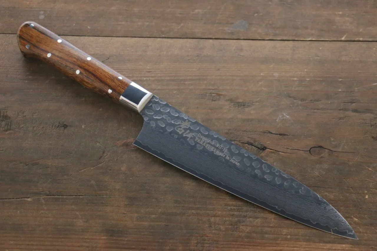 Sakai Takayuki VG10 33 Layer Damascus Gyuto  180mm Desert Ironwood(Sugihara model) Handle