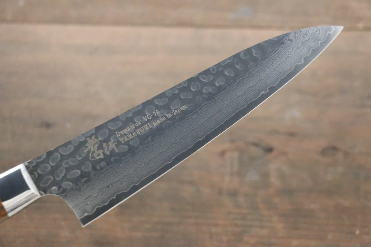 Sakai Takayuki VG10 33 Layer Damascus Gyuto  180mm Desert Ironwood(Sugihara model) Handle