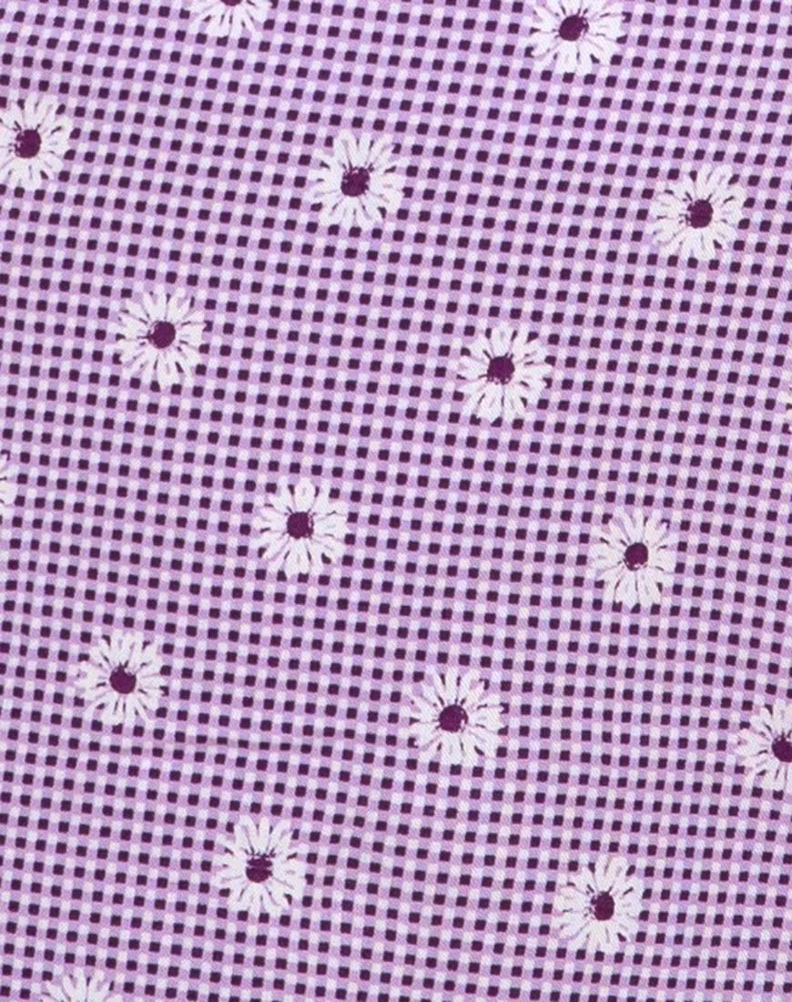 Sheny Mini Skirt in Daisy Field Lavender