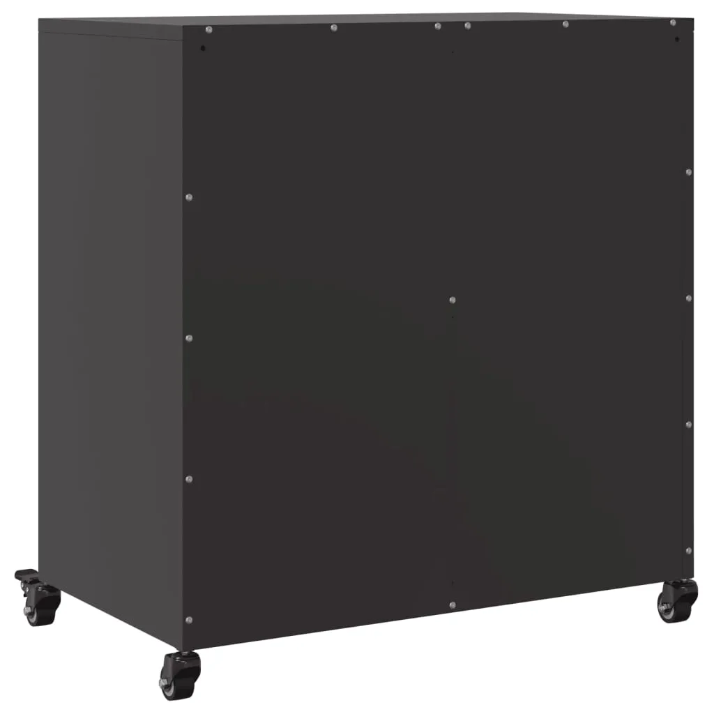 Sideboard Black 68 x39x72 cm Cold-rolled Steel