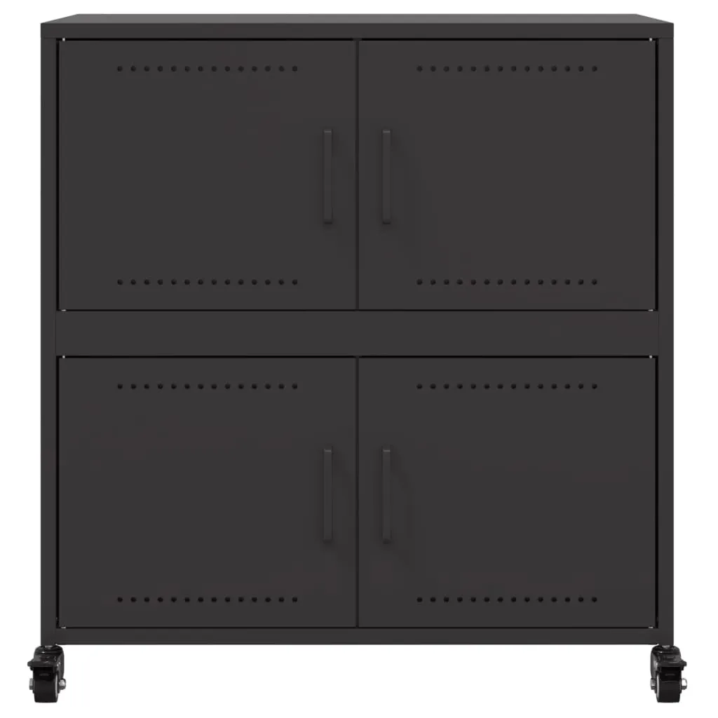 Sideboard Black 68 x39x72 cm Cold-rolled Steel