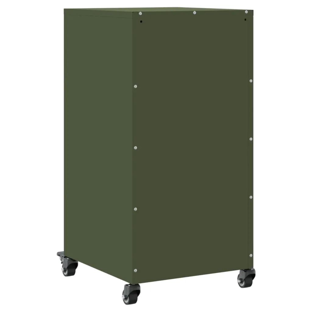 Sideboard Olive Green 36x39x72 cm Cold-rolled Steel