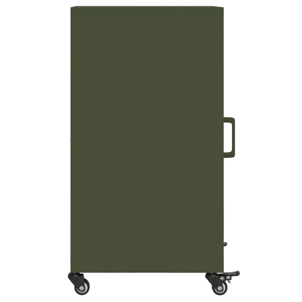 Sideboard Olive Green 36x39x72 cm Cold-rolled Steel