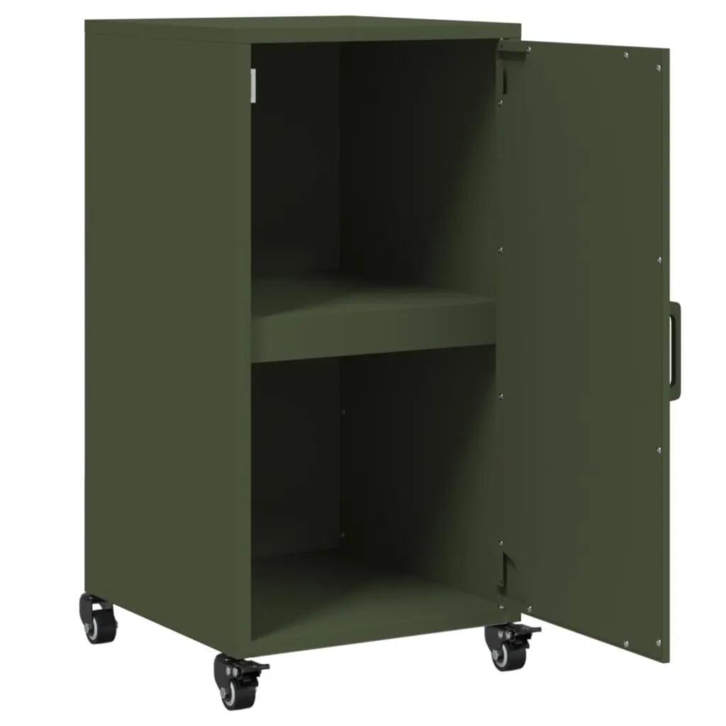 Sideboard Olive Green 36x39x72 cm Cold-rolled Steel