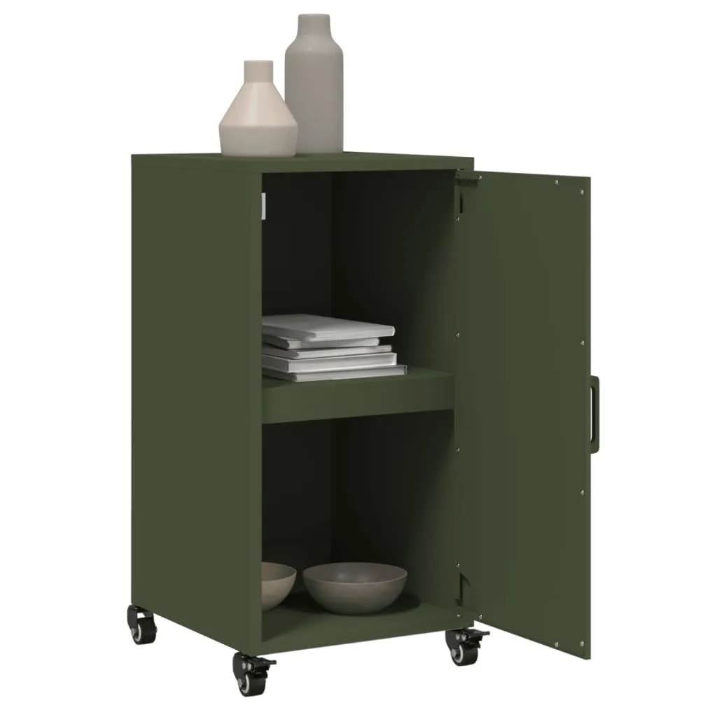 Sideboard Olive Green 36x39x72 cm Cold-rolled Steel