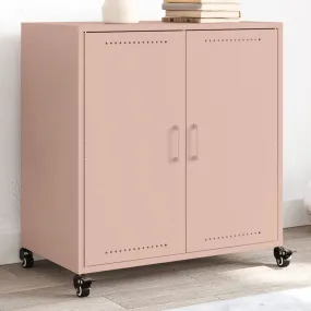 Sideboard Pink 68.5x39x72 cm Cold-rolled Steel