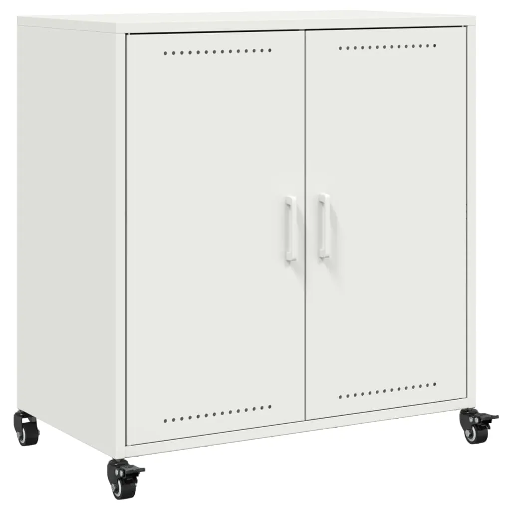 Sideboard White 68.5x39x72 cm Cold-rolled Steel