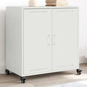 Sideboard White 68.5x39x72 cm Cold-rolled Steel