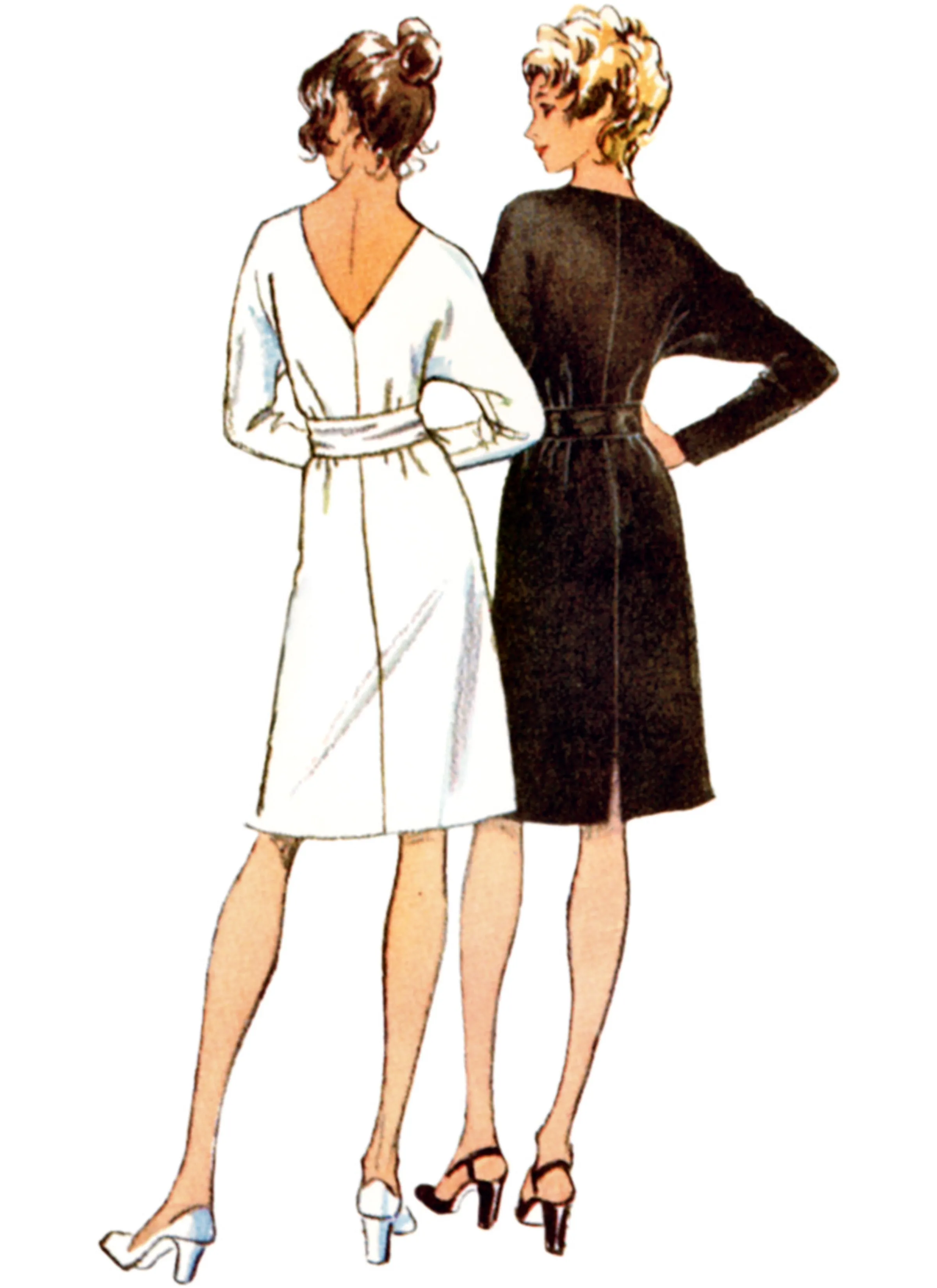 Simplicity sewing pattern S3046 Vintage Simplicity 1970's Jiffy knit dress