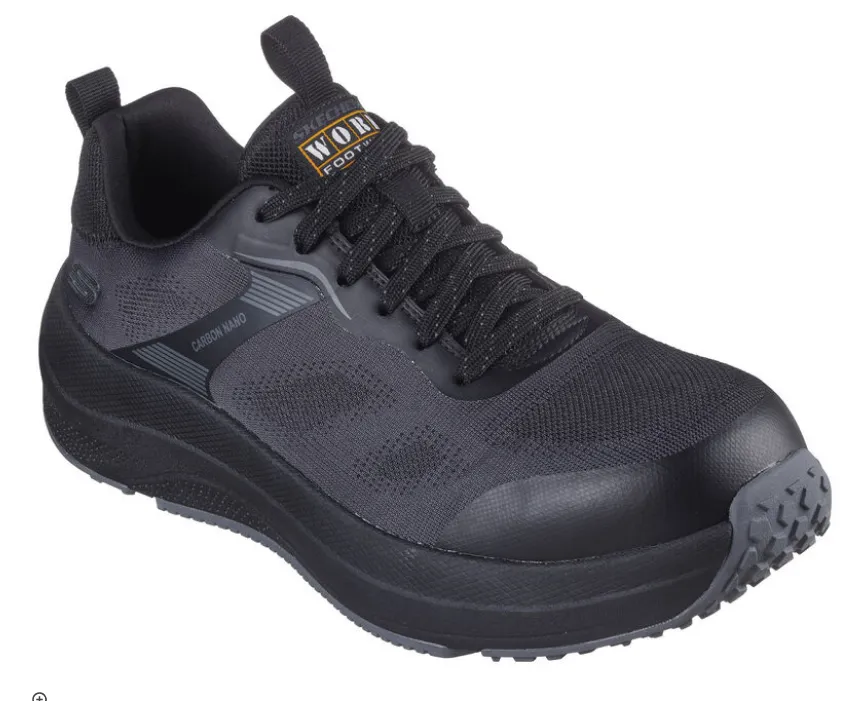 Skechers Men's Black Composite Toe EH Slip-Resistant  Work Shoe 200263