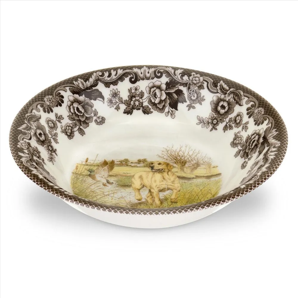 Spode Woodland Hunting Dog Collection 8" Cereal Bowl