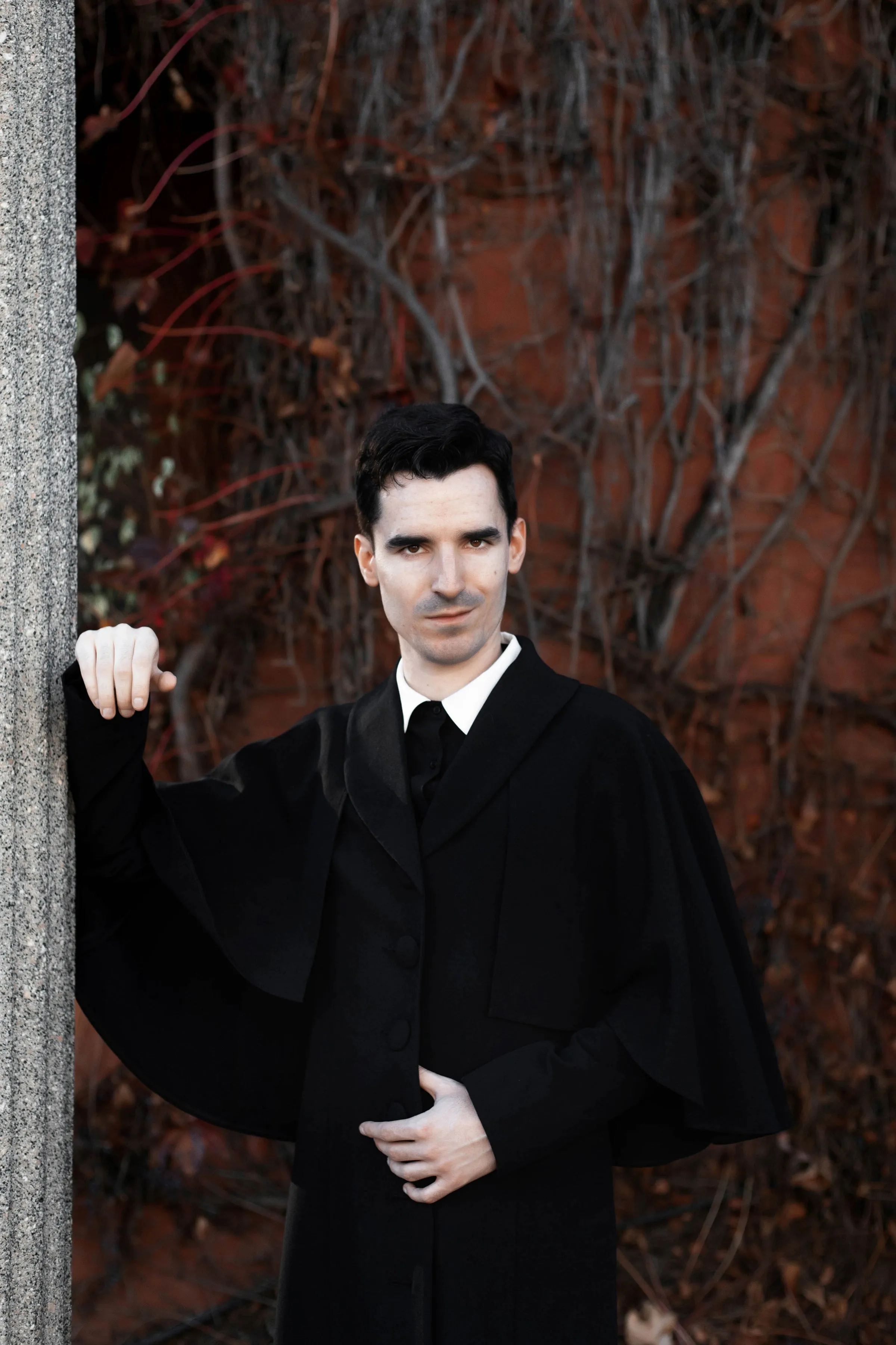 The Full-Length Nevermore Caped Coat