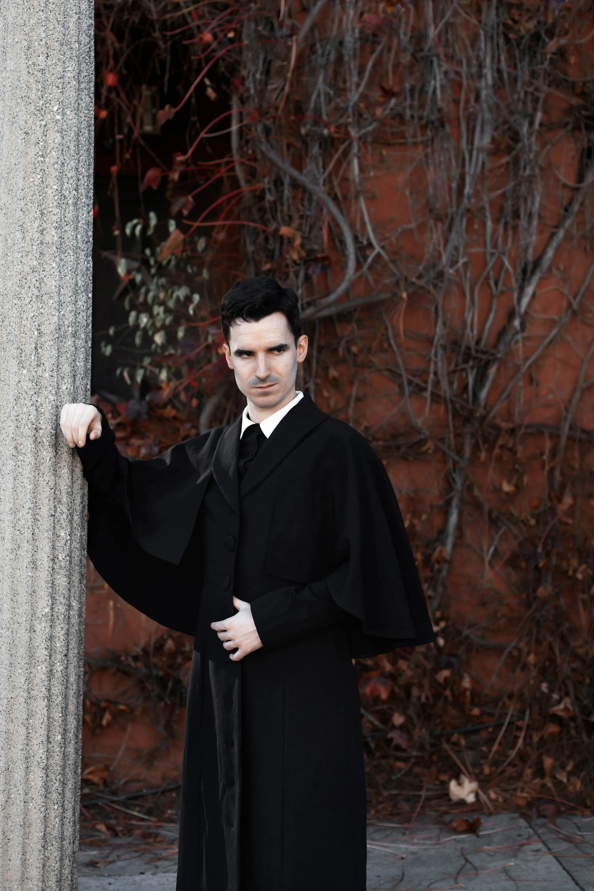 The Full-Length Nevermore Caped Coat