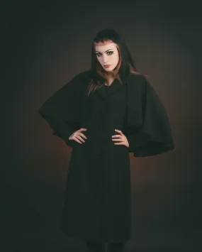 The Full-Length Nevermore Caped Coat