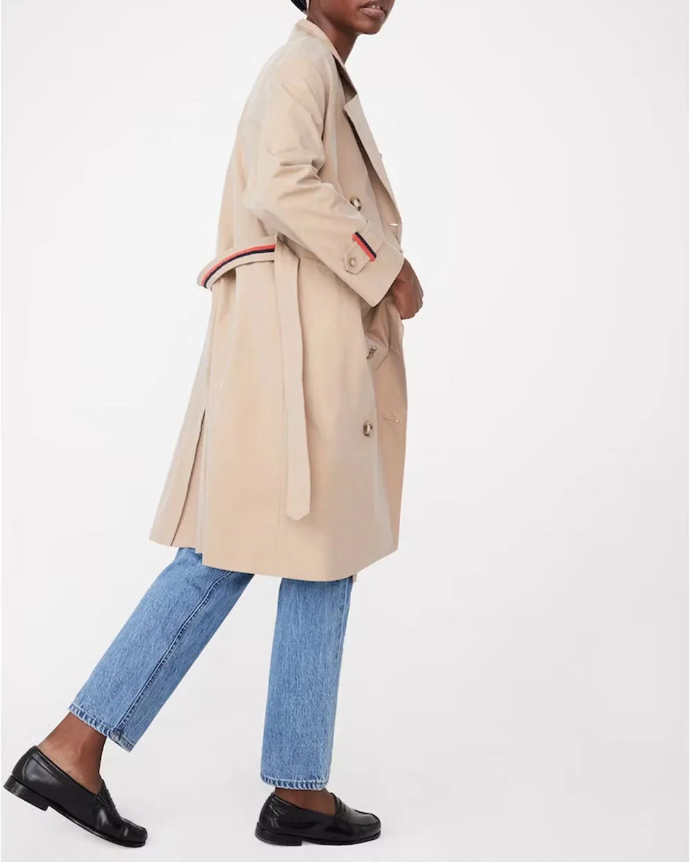 The Rox Trench Coat in Khaki