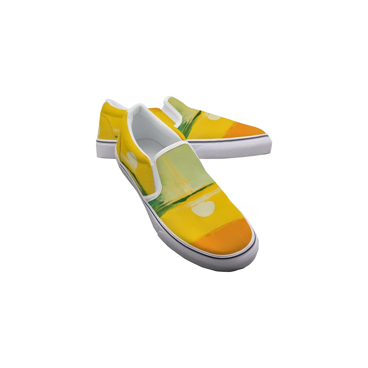 Women's Slip On Sneakers 251 sun abstract