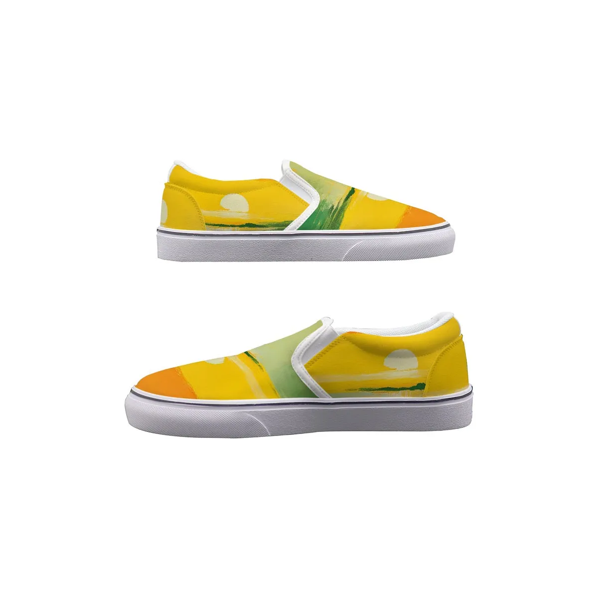 Women's Slip On Sneakers 251 sun abstract