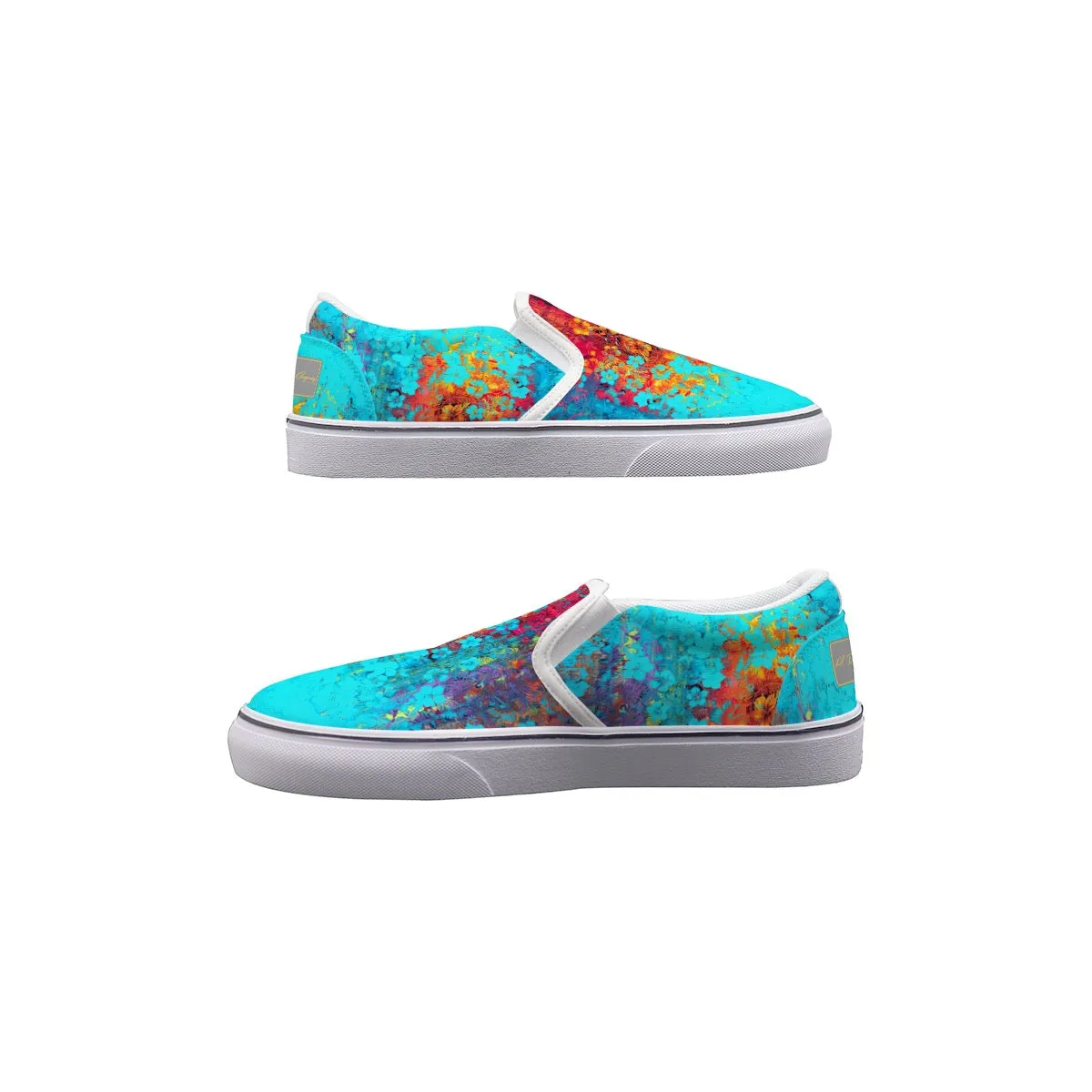 Women's Slip On Sneakers summer vibes print