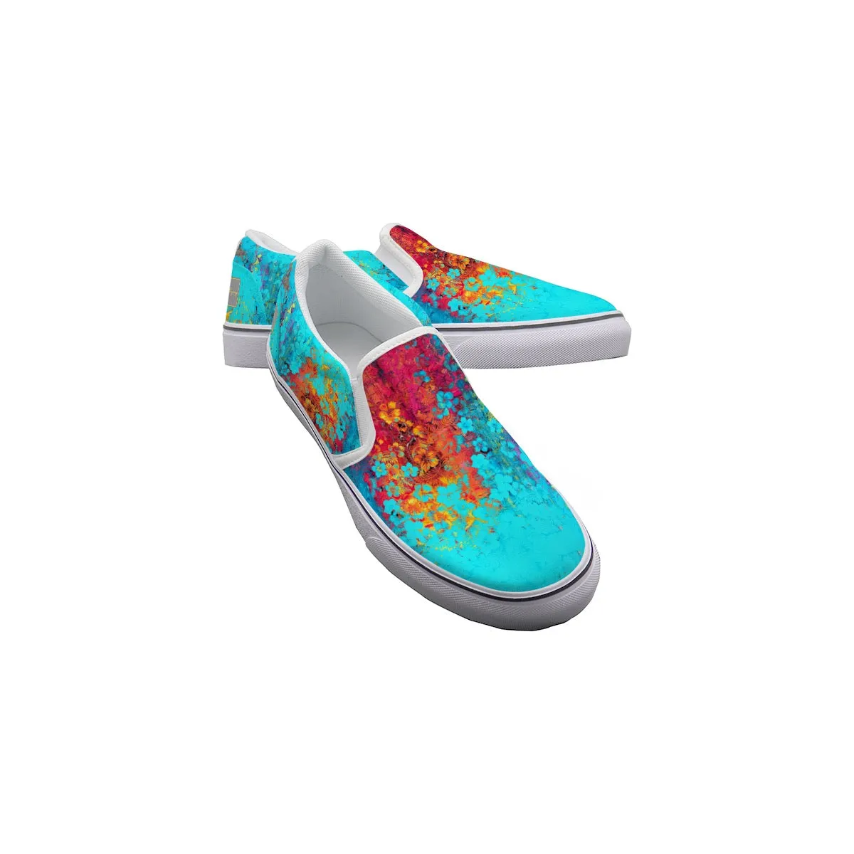 Women's Slip On Sneakers summer vibes print