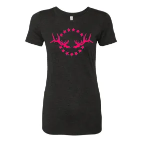 Women's T-Shirt: Simple Pink Logo