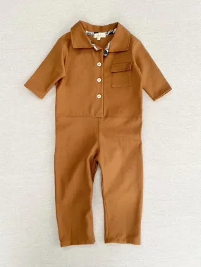 wylie jumpsuit in camel canvas