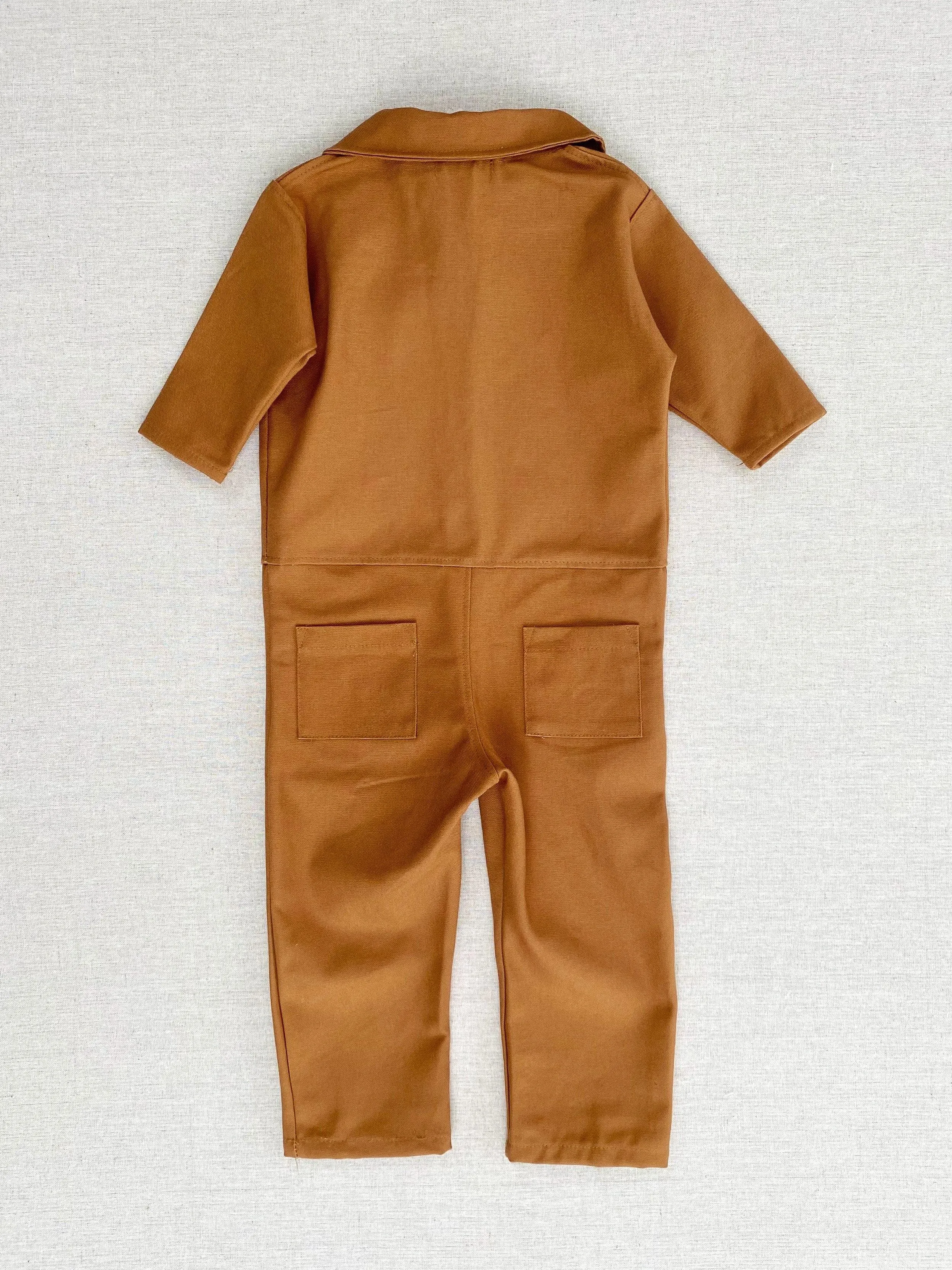 wylie jumpsuit in camel canvas