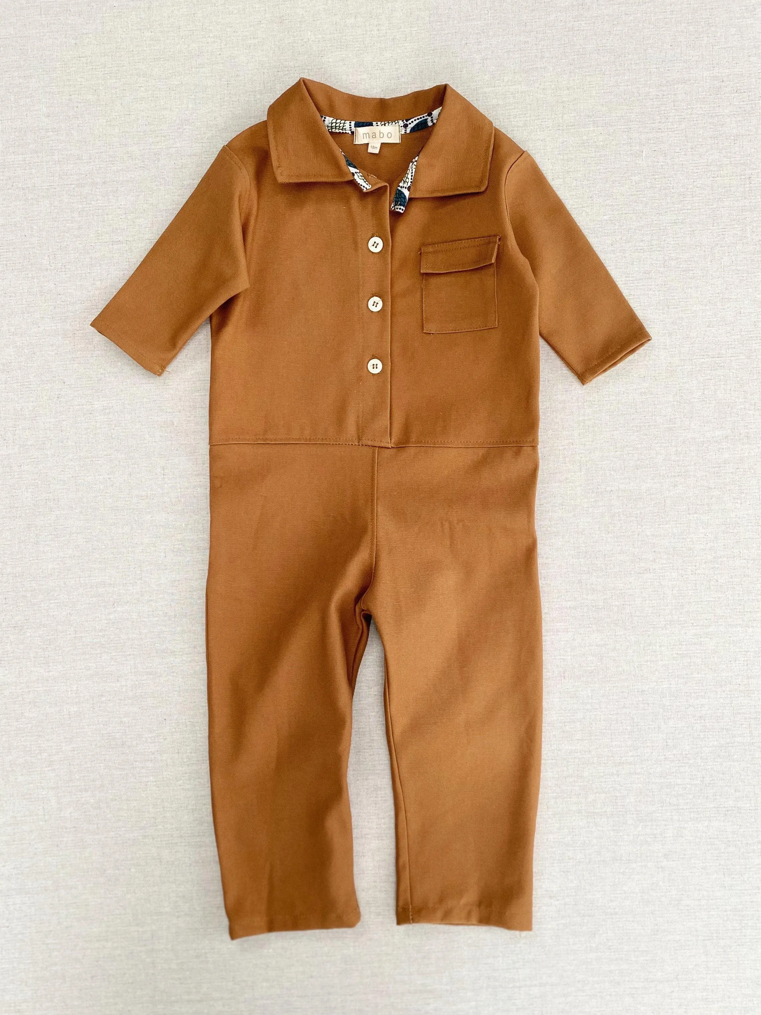 wylie jumpsuit in camel canvas