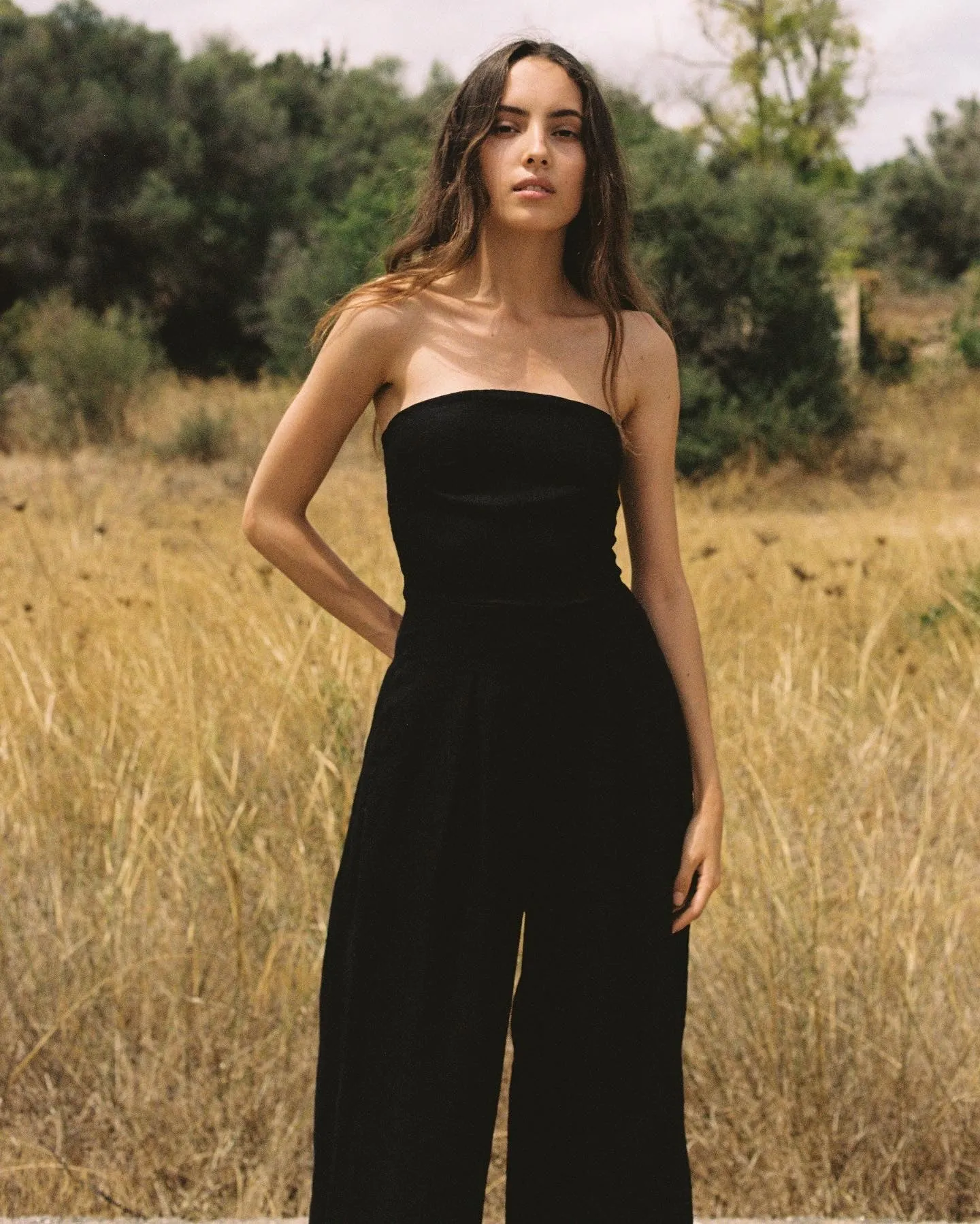 'Yves Uro' Jumpsuit - Black