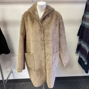 Zara reversible faux fur/suede coat XL